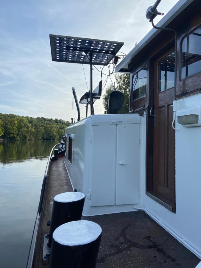 Studio Sur La Peniche Santa Julia A Chantilly Insolys Saint-Leu-dʼEsserent Exterior foto